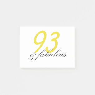 93 & Fabulous Post-it Klebezettel