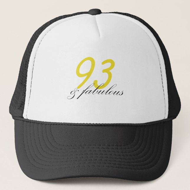 93 & Fabulous Truckerkappe (Vorderseite)