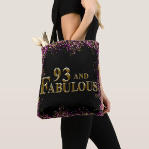 93. Geburtstag Tasche