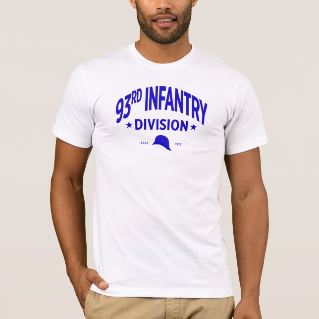93. Infanterie-Division US Military T-Shirt (Vorderseite)
