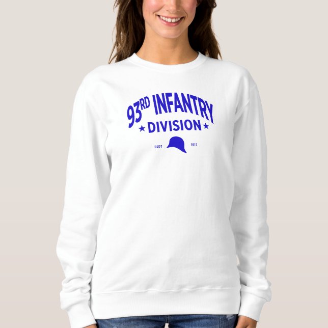 93. Infanterieabteilung der US-Militärfrauen Sweatshirt (Vorderseite)