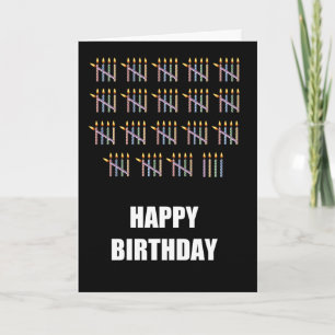 94. Geburtstag mit Kerzen Karte