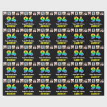 94. Geburtstag: Regenbogen "94"; benutzerdefiniert