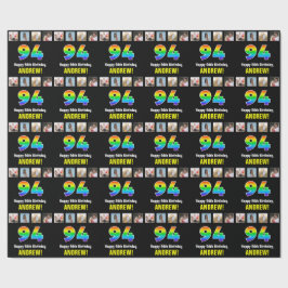 94. Geburtstag: Regenbogen "94"; benutzerdefiniert Geschenkpapier