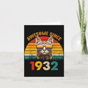 94. Geburtstagsgeschenk für einen Katzenliebhaber  Karte