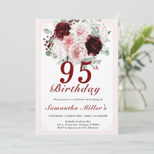 95. Geburtstag Editierbare Vorlagen