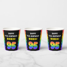 95. Geburtstag: Farbiger Regenbogen Nr. 95, Indivi