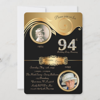 95.,Geburtstag Mann 95.,Deko der eleganten Kunst,l Einladung