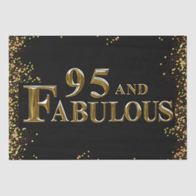 95. Geburtstag Seidenpapier (Vorderseite)