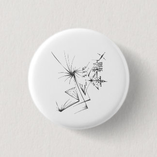 95 Schwarz-Weiß-Abstrakt-Tribal-Tattoo-Kunst Button