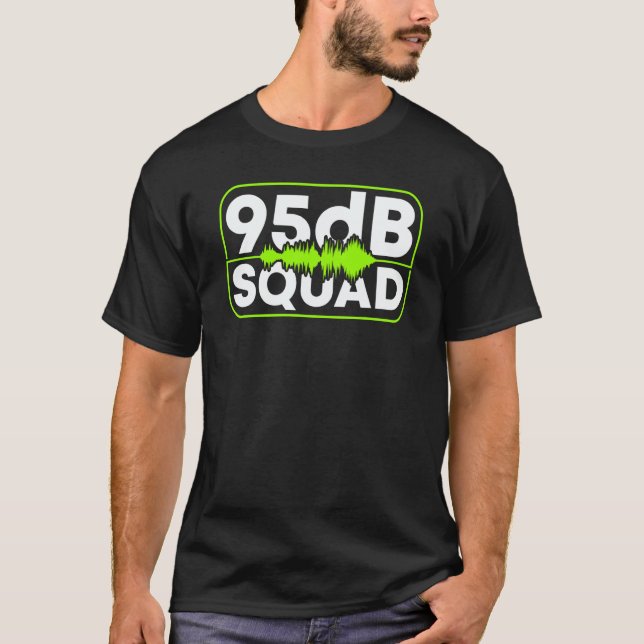 95db Squad ASL Awareness Hand Sign Language Deaf P T-Shirt (Vorderseite)