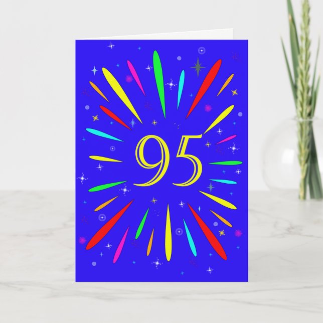 95e anniversaire carte d'explosion (Devant)
