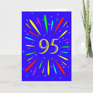95e anniversaire carte d'explosion
