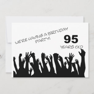 95ème invitation à la fête avec foule