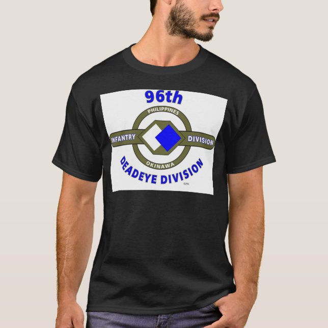 96. ABTEILUNG der INFANTERIEDIVISION-"DEADEYE" T-Shirt (Vorderseite)