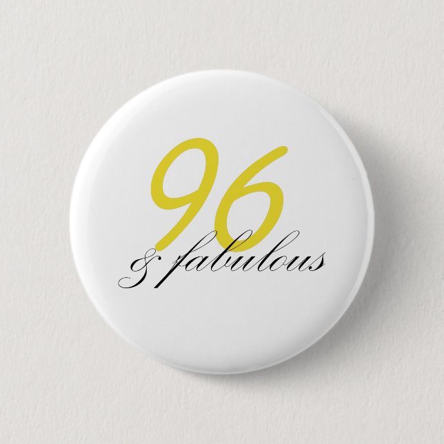 96 & Fabulous Button (Vorderseite)