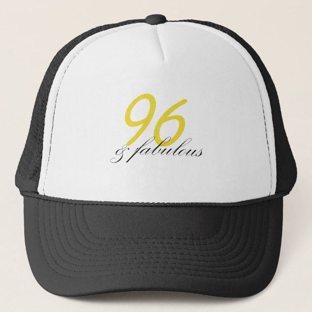 96 & Fabulous Truckerkappe (Vorderseite)