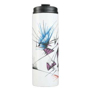 96 Farbige Abstrakte Stammes-Tattoo-Kunst Thermosbecher