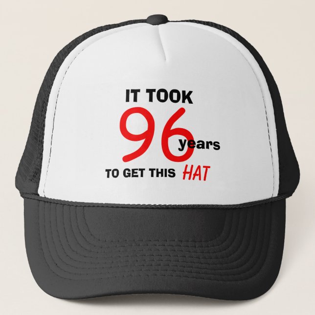 96e anniversaire Gag Cadeaux Casquette pour hommes (Devant)