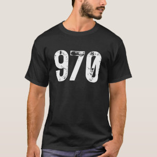 970 Area Code Fort Collins CO Mobiltelefon sind T-Shirt