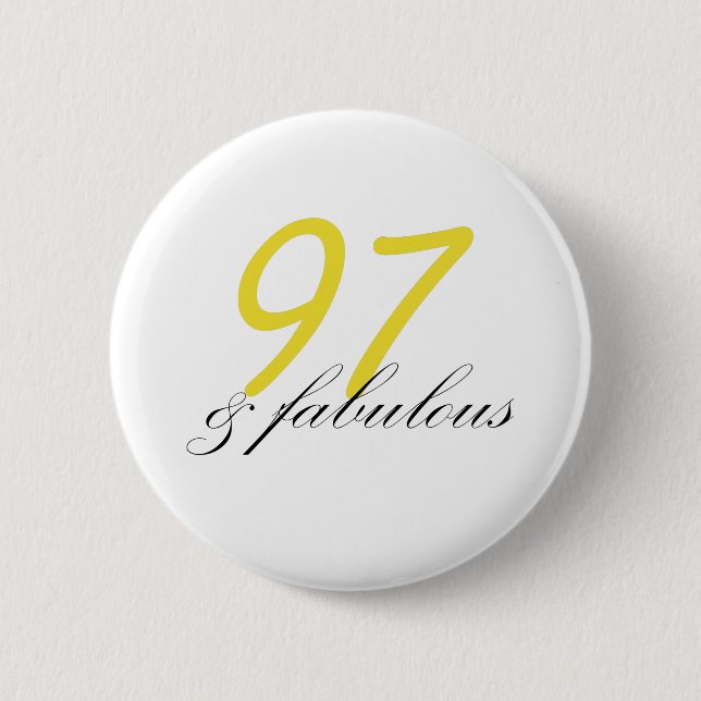 97 & Fabulous Button (Vorderseite)