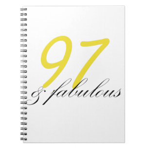 97 & Fabulous Notizblock