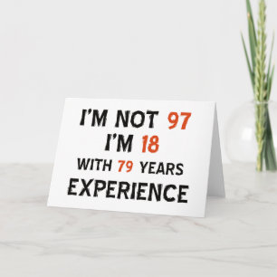 97. Geburtstagsentwürfe Karte