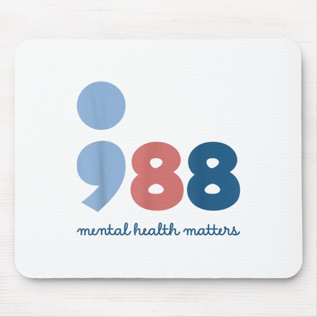 988 Mental Health S Suicide Prevention Awareness  Mousepad (Vorne)