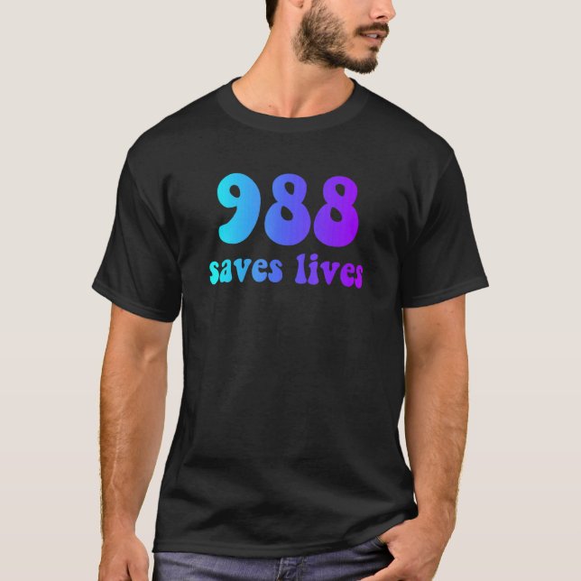 988 rette Leben T-Shirt (Vorderseite)
