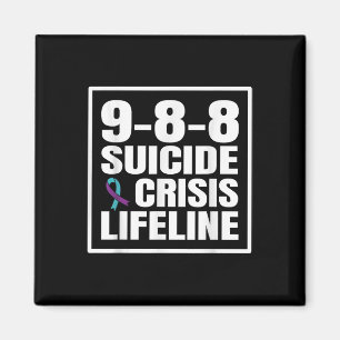 988 Selbstmord- und Krisen-Hotline Suizidpräventio Magnet