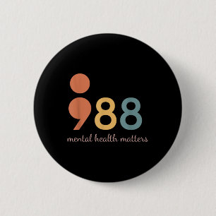 988 Selbstmord- und Krisenhotline Die Welt braucht Button