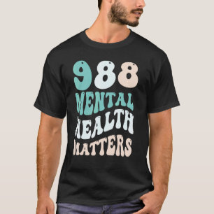 988 Semikolon Psychische Gesundheit ist wichtig Se T-Shirt