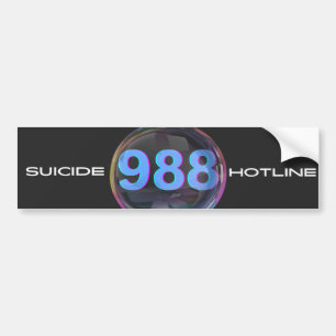 988 Suizidprävention - Autoaufkleber - B