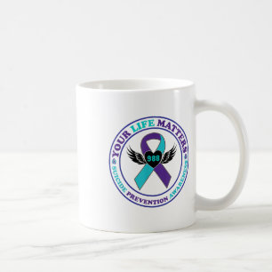988 Suizidprävention Bewusstsein Semi-colon Mental Kaffeetasse