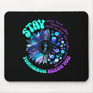 988 Suizidprävention Bleibe Morgen braucht Männer Mousepad