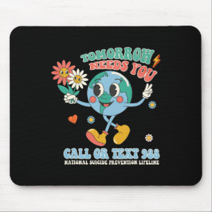 988 Suizidprävention Bleibe Morgen braucht Männer Mousepad