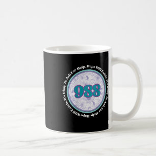 988 Suizidverhütung Es ist in Ordnung, um Hilfe Fr Kaffeetasse