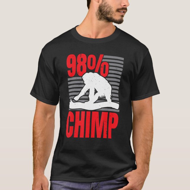 98 Chimp Monkey   Ape Chimpanzee Whisperer T-Shirt (Vorderseite)