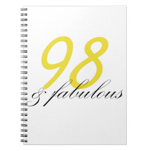 98 & Fabulous Notizblock
