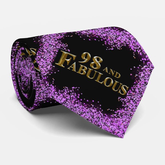 98. Geburtstag Krawatte (Gerollt)