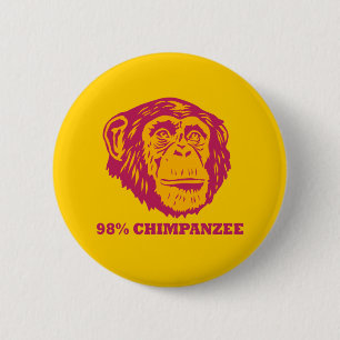 98% Schimpanse Button