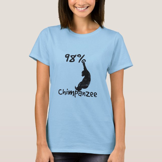 98% Schimpanse T-Shirt (Vorderseite)