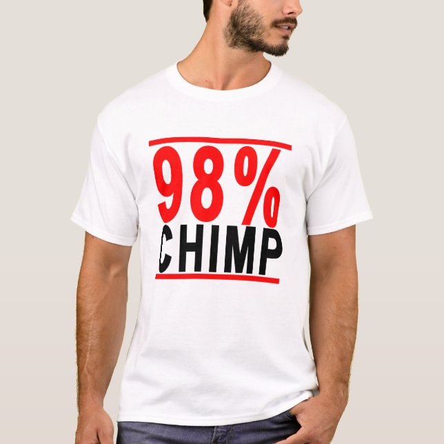98% Schimpanse T-Shirts.png T-Shirt (Vorderseite)