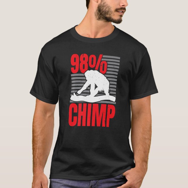 98 Schimpansen-Affe  Schimpansen-Flüsterer T-Shirt (Vorderseite)