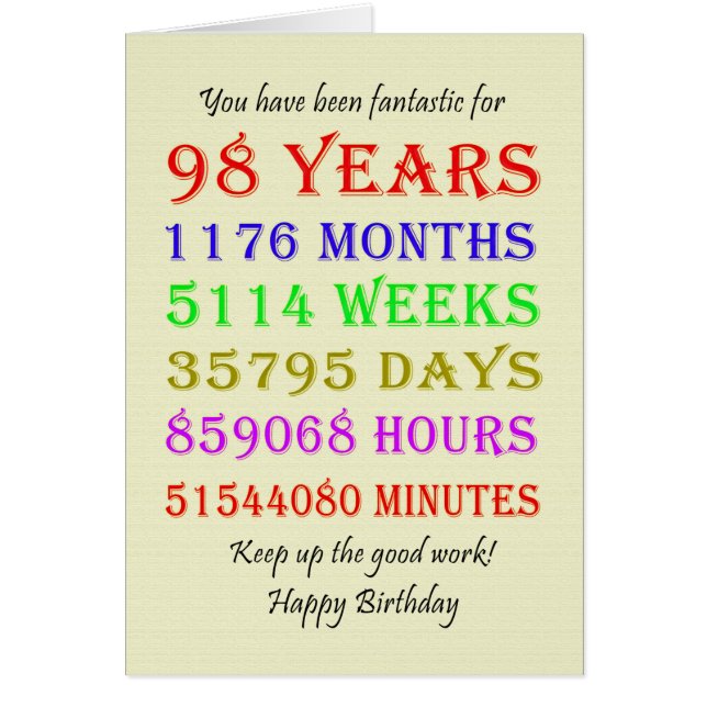 98e anniversaire Jalons (Devant)