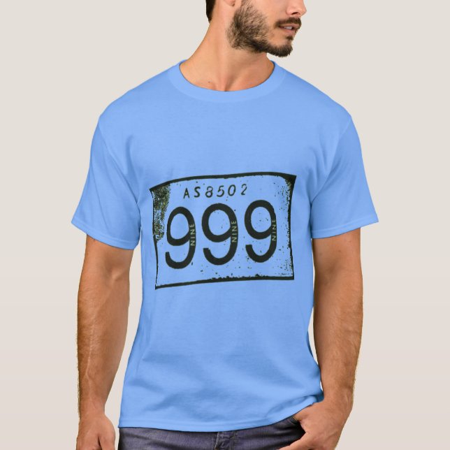 999 Freunde retro T-Shirt (Vorderseite)
