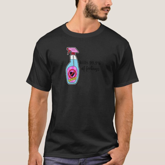 99 9 Gefühle Ästhetik sterben an zusätzlicher Stär T-Shirt (Vorderseite)