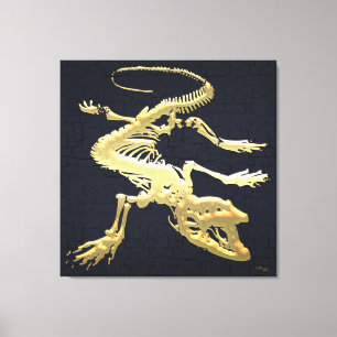 99.9: Komodo Dragon Skelett Leinwanddruck