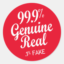 99,9 % Real,1 % Fake
