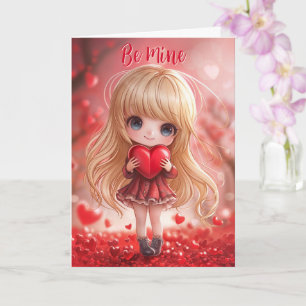 99,9 % Valentinkarte des perfekten Chibi Karte